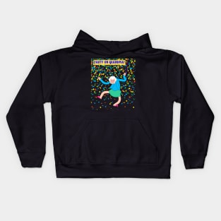 Party On Grandma! Dancing Grandma! Kids Hoodie